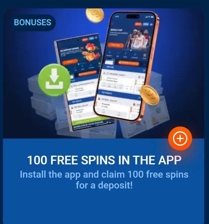 Nabídka 100 free spinů za instalaci mobilní aplikace Mostbet