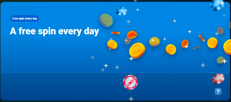 Akce free spin každý den v sekci Free money