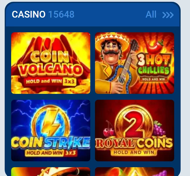 Počítadlo her v Mostbet casinu s více než 15 000 tituly