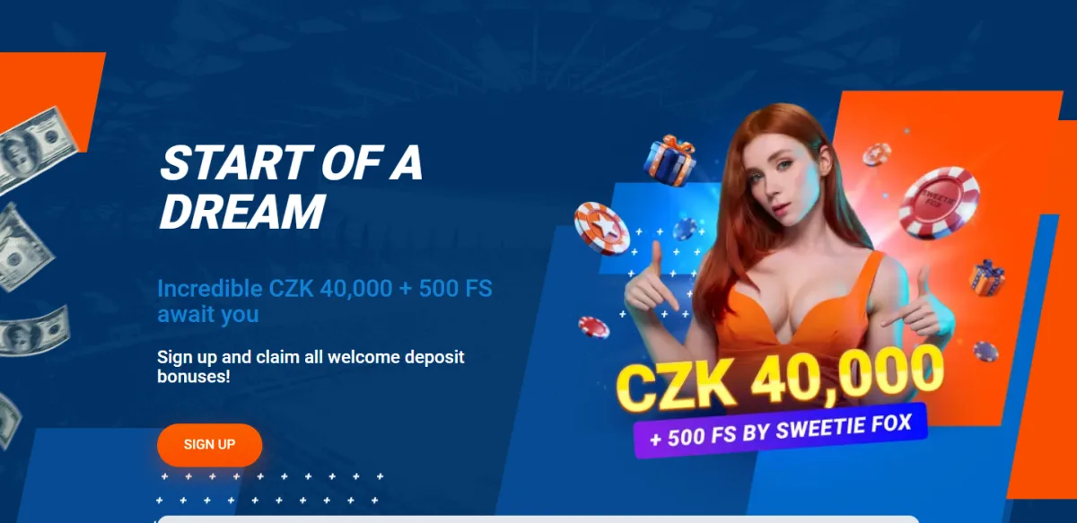 Uvítací nabídka Mostbet: balíček až 40 000 Kč a 500 free spinů